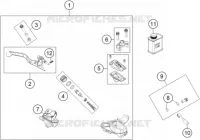 MAITRE CYLINDRE DE FREIN AVANT pour Husqvarna TC 85 17/14 de 2021