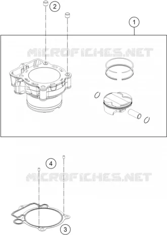 CYLINDRE Husqvarna Husqvarna 350 2022 FX  FX 350
