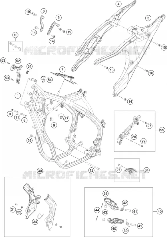 CADRE Husqvarna Husqvarna 450 2023 FE  FE 450