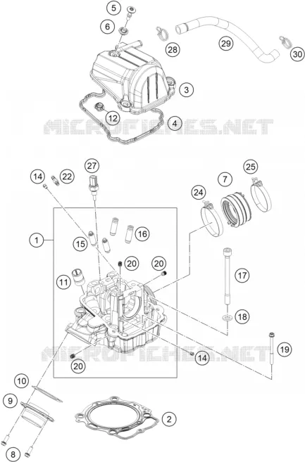 CULASSE Husqvarna Husqvarna 450 2023 FE  FE 450