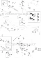 GUIDON / COMMANDES  300 husqvarna-moto 2022 TE 2