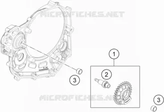 ARBRE D'EQUILIBRAGE Husqvarna Husqvarna 501 2022 FE  FE 501