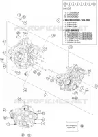 CARTER MOTEUR  250 husqvarna-moto 2022 FC 23