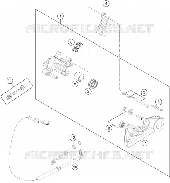 ETRIER DE FREIN AR Husqvarna Husqvarna 250 2023 FC  FC 250
