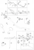 GUIDON / COMMANDES  701 husqvarna-moto 2022 Supermoto 2