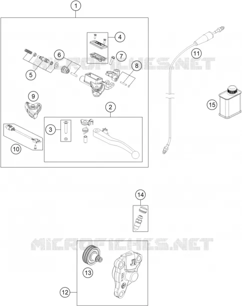 MAITRE CYLINDRE D'EMBRAYAGE Husqvarna Husqvarna 701 2024 Enduro  701 ENDURO