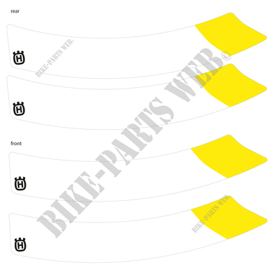 Autocollant de jante-Husqvarna