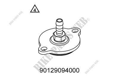 Adaptateur de pression d'huile-Husqvarna