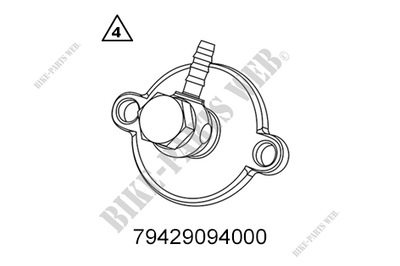 Adaptateur de pression d'huile-Husqvarna
