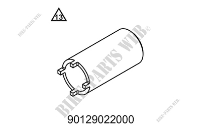 Clef pour écrous à encoches-Husqvarna